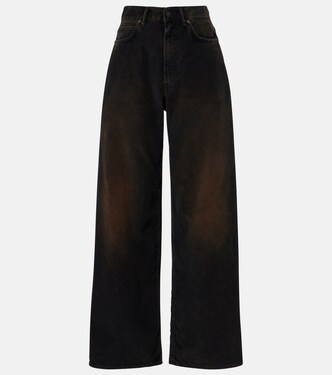 Jeans a gamba larga a vita media | Acne Studios