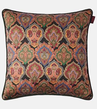 Pegaso Paisley cotton cushion | Etro