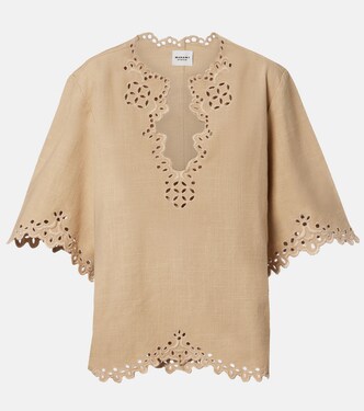 Top Shana in cotone con ricamo | Marant Etoile