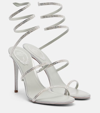Cleo embellished satin sandals | Rene Caovilla