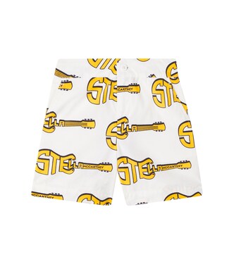 Logo printed cotton shorts | Stella McCartney Kids