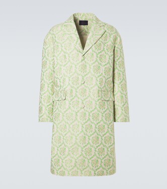 Floral cotton-blend jacquard coat | Simone Rocha