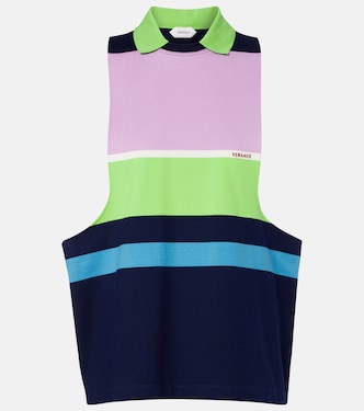 Top aus Baumwoll-Jersey | Versace