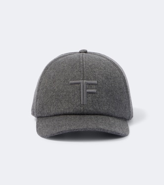 Gorra de béisbol de cachemir con logo | Tom Ford