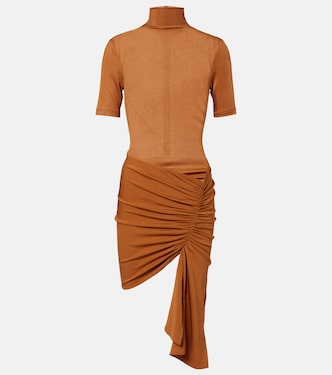 Fusion ruched minidress | Christopher Esber