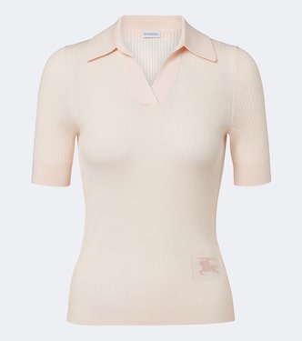 Polo acanalado EKD de cachemir | Burberry