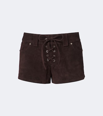 Geo suede shorts | Staud