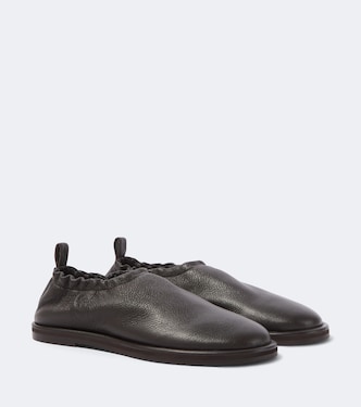 Korine leather slip-on shoes | Studio Nicholson