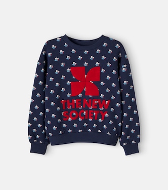 TNS printed cotton sweatshirt | The New Society
