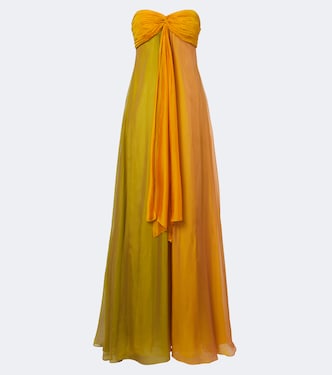 Robe longue Lunaria en mousseline | Retrofête