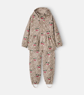 Palme leopard-print hooded jacket and pants set | Konges Sløjd