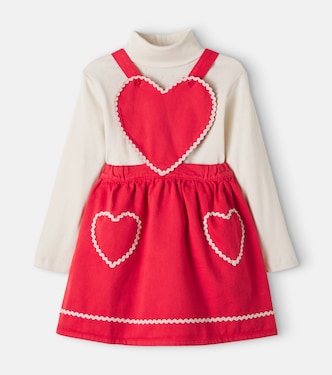 Apple and Maya cotton top and dress set | Bebe Organic