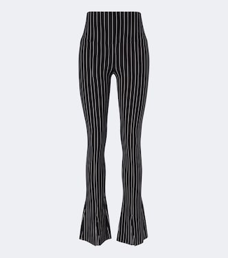 Striped flared pants | Norma Kamali