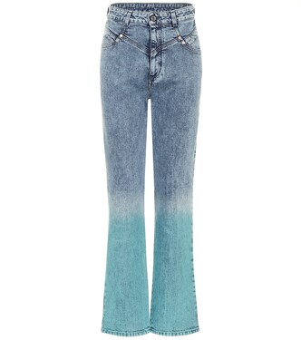 Gradient high-rise straight jeans | Stella McCartney