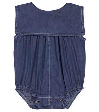 Baby Aiden denim playsuit | 1 + in the Family