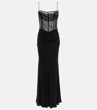 Maxikleid aus Jersey | Alessandra Rich