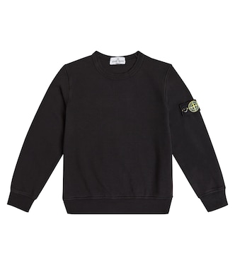 Compass cotton sweatshirt  | Stone Island Junior