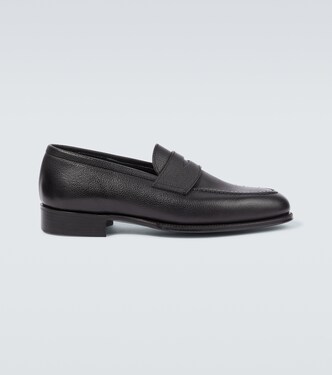 Bradley II leather penny loafers | George Cleverley