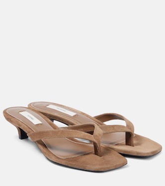 Suede thong sandals | Toteme