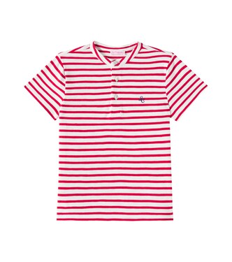 Alcon striped cotton polo shirt | La Coqueta