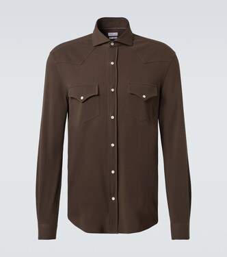 Cotton western shirt | Brunello Cucinelli