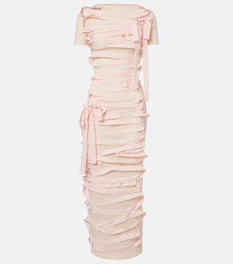 Ribbon-detail midi dress | Acne Studios