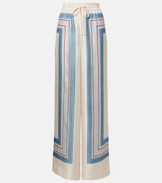 Bedruckte Hose aus Seide | Zimmermann