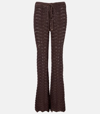 Schlaghose Kim aus einem Baumwollgemisch | Bananhot