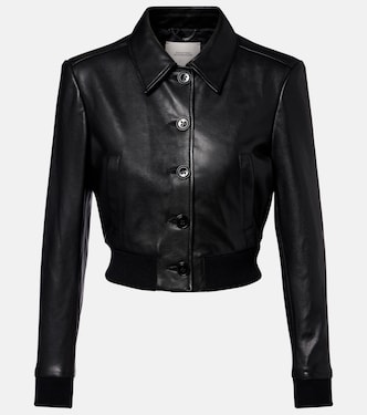 Cropped-Blouson Sleek Statement aus Leder | Dorothee Schumacher