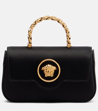 La Medusa Mini satin top-handle bag | Versace