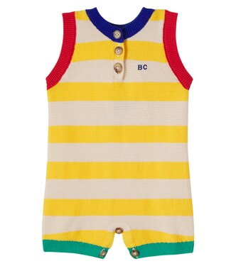 Baby BC striped cotton playsuit | Bobo Choses