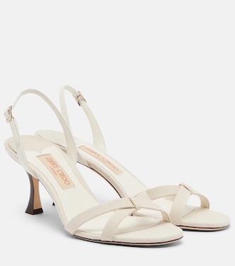 Elsy canvas slingback sandals | Jimmy Choo