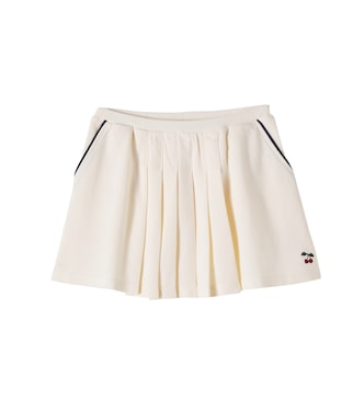 Florita pleated cotton-blend skirt | Konges Sløjd