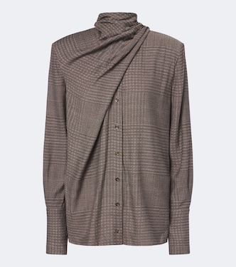 Scarf-detail blouse | Mugler