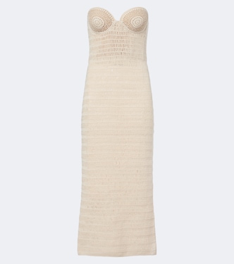 Crochet cotton corset dress | Magda Butrym