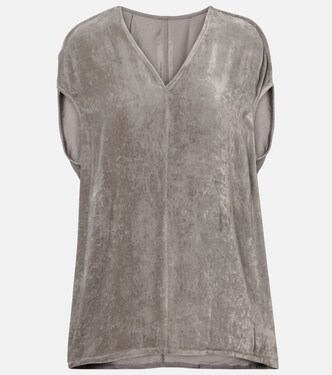 Floating velvet top | Rick Owens