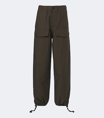 Pantaloni a gamba larga in misto cotone | JW Anderson