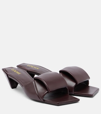 Origami leather mules | Loewe