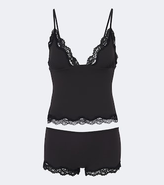Fits Everybody – Set top e shorts con pizzo | Skims
