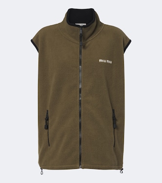 Weste aus Fleece | Miu Miu