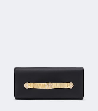 Bvlgari Tubogas embellished satin clutch | Bvlgari