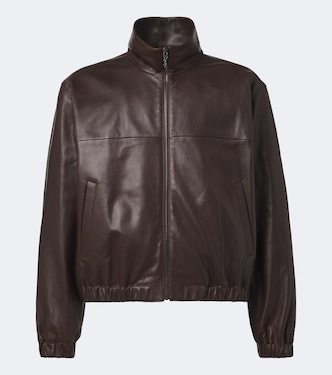皮革束腰夹克 | Saint Laurent