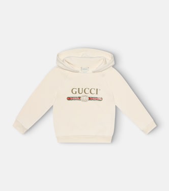 Logo cotton hoodie | Gucci Kids