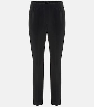 Silk-blend cropped pants | Brunello Cucinelli