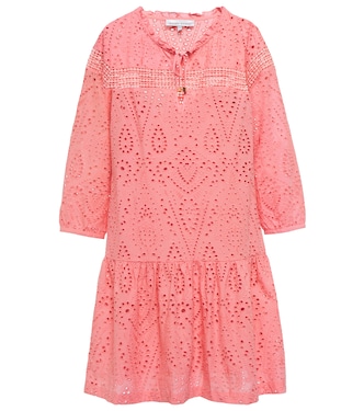 Robe en coton à broderies anglaises | Heidi Klein