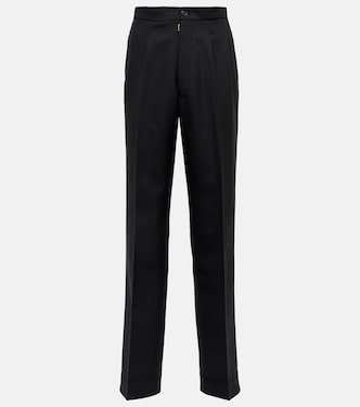 Pantalon tapered à taille haute en laine | Maison Margiela