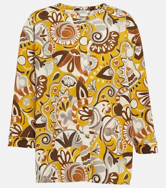 Ilenia printed cotton-blend blouse | 'S Max Mara