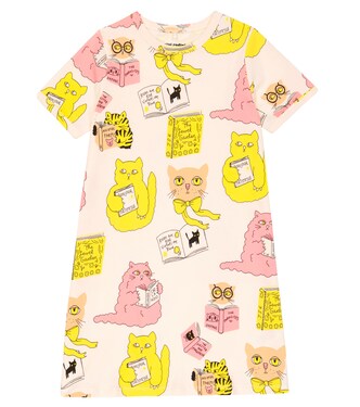 Printed cotton dress | Mini Rodini