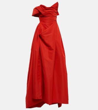 Off-Shoulder-Robe aus Satin | Vivienne Westwood