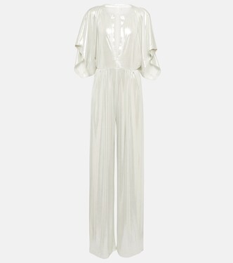 Rectangle metallic jumpsuit | Norma Kamali
